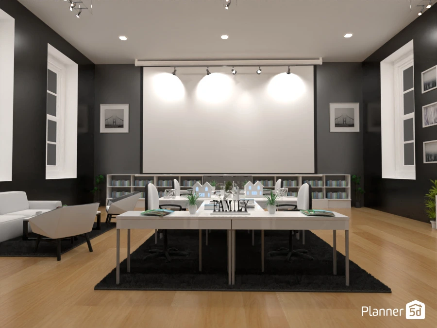 Planner 5d office #3061036 by Huzaifah Al-Quraishi