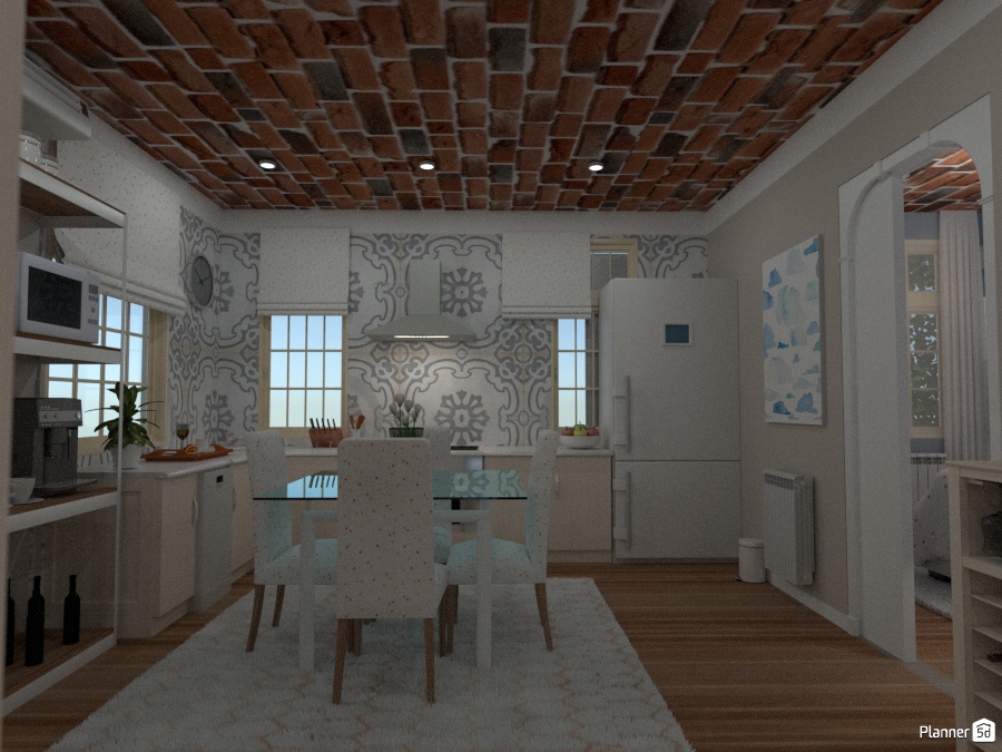 lodge near the lake - kitchen #1580828 by Chiara Meazza