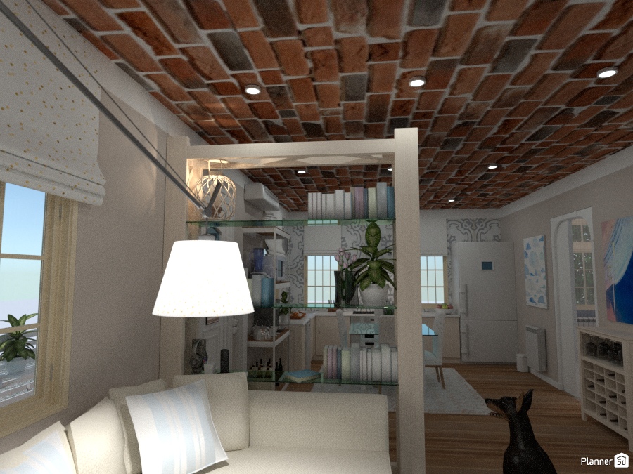 lodge near the lake - living room #1580601 by Chiara Meazza