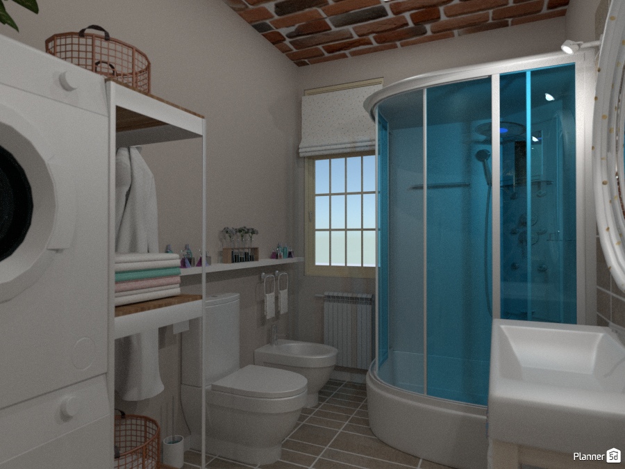 lodge near the lake - bathroom #1580631 by Chiara Meazza