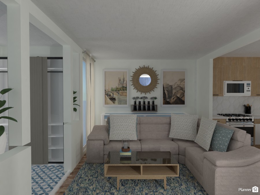 Beach House Living Room #3377325 by Isabel