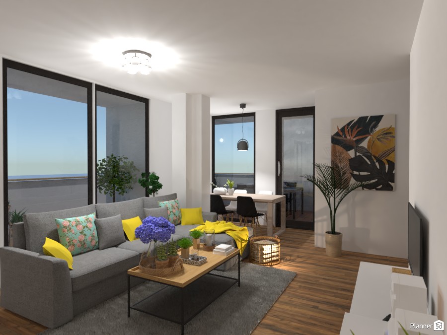 CA with an amazing terrace - living room #4543704 by Lucija Marko