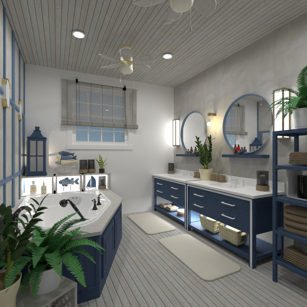 Nautical bathroom #12259171 by Editors Choice