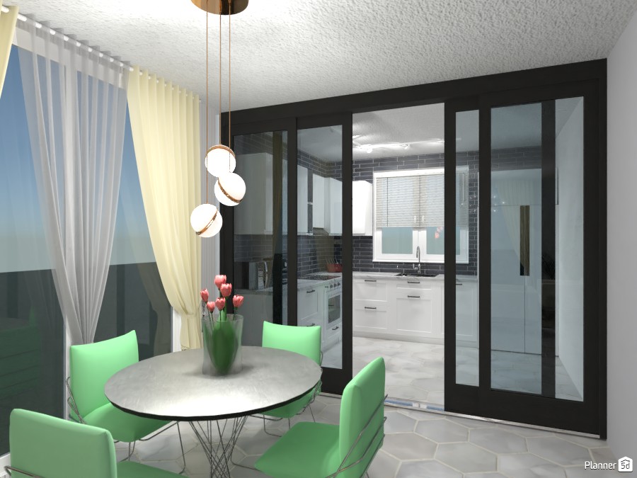 Гостиная --столовая #4445050 by Olga