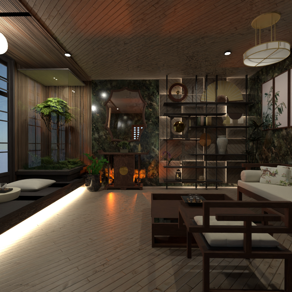 Japanese-style Living Room #15408367 by Editors Choice