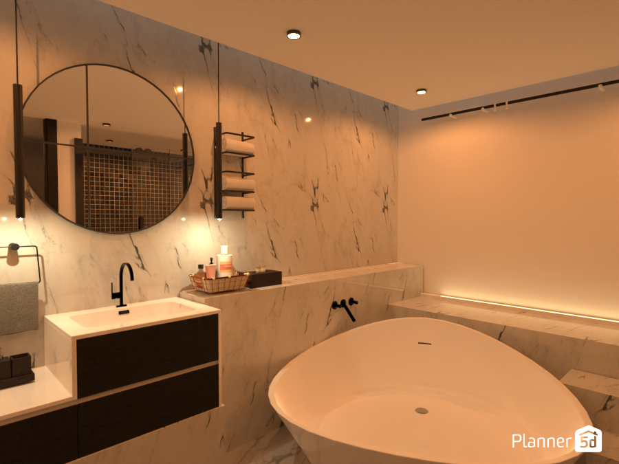 Monochrome Bathroom #9978484 by Nunky Indrasuary Hafifah