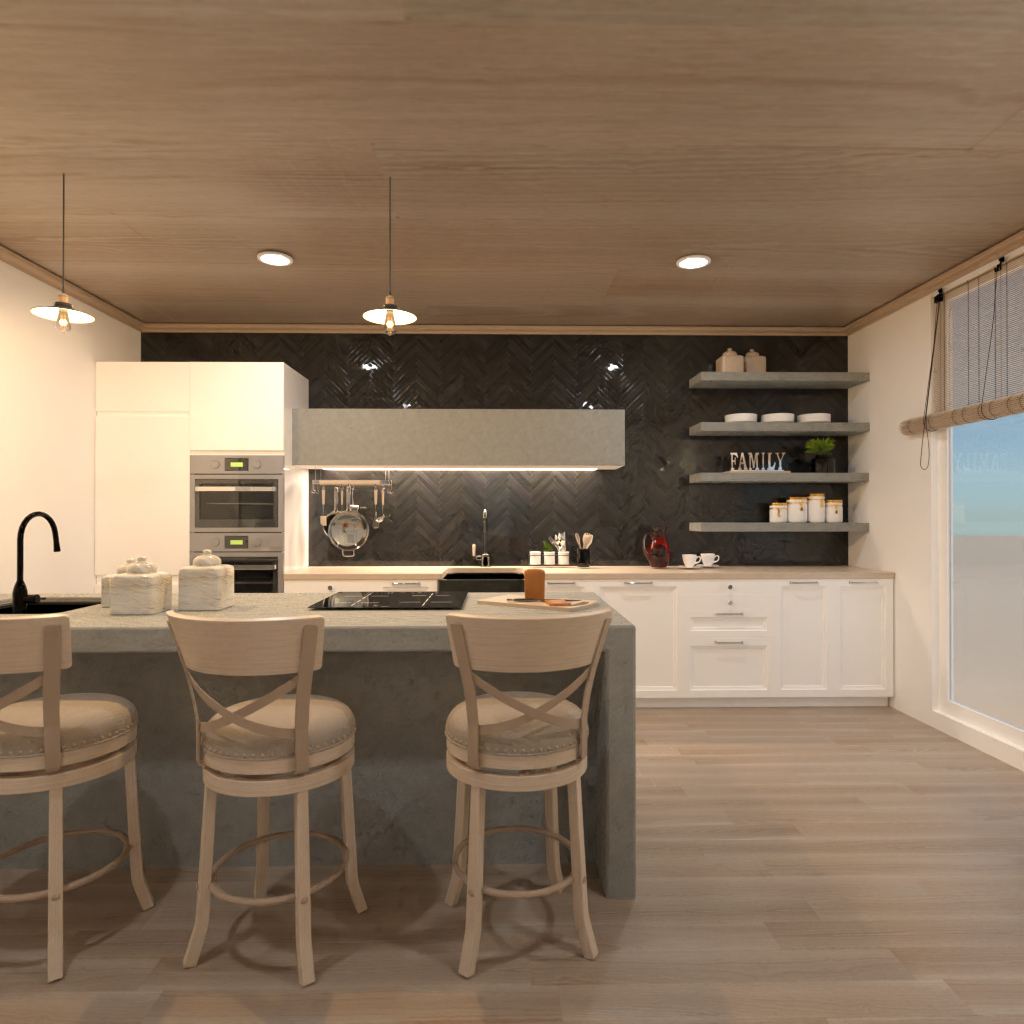 Brown and white kitchen #3342956 by Editors Choice