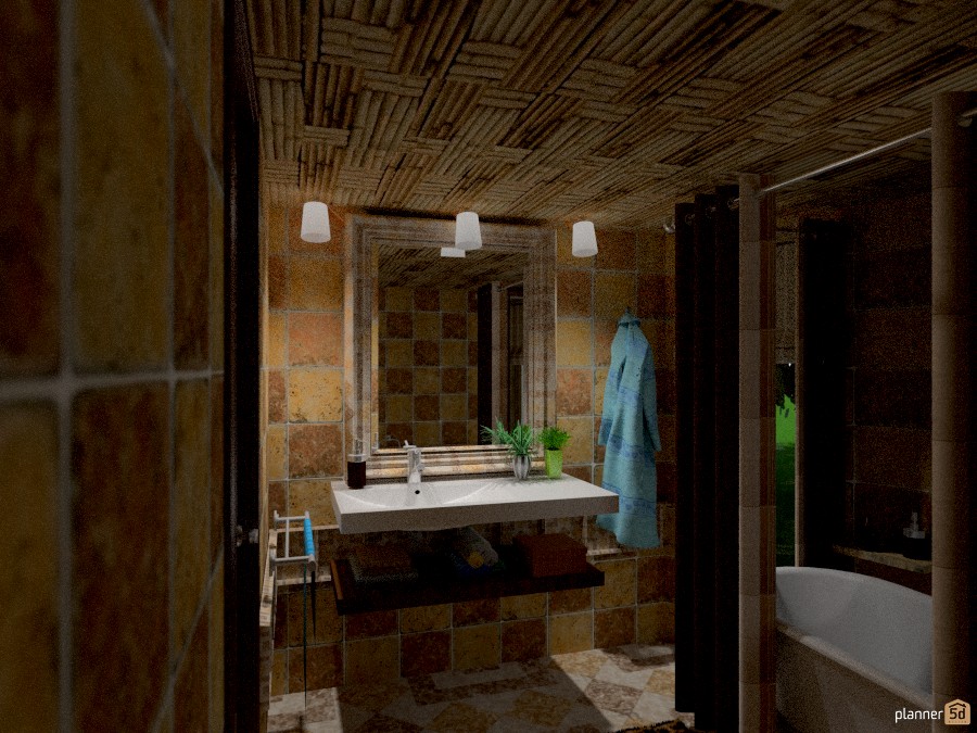 Lumberjack Home: Bath #958621 by Micaela Maccaferri