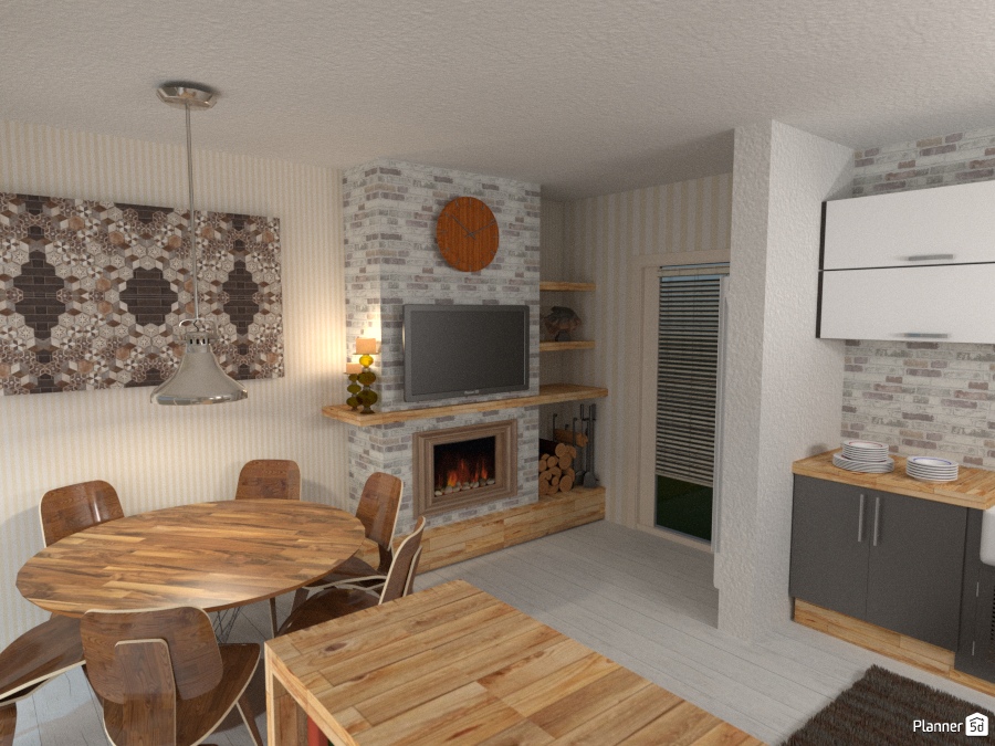 Cucina con angolo pranzo #1 #1530677 by Micaela Maccaferri