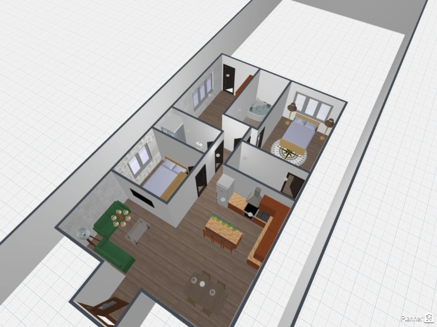 Projeto 90m² #3015648 by LF Imagens Aéreas