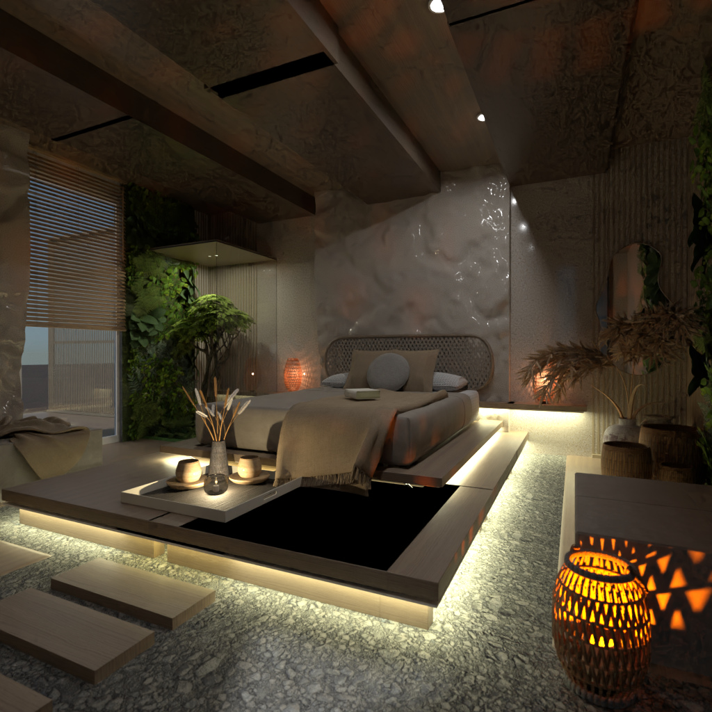 Wabi Sabi Bedroom #14579543 by Editors Choice