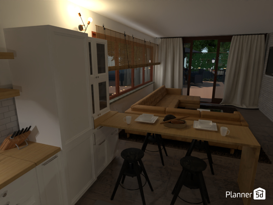 Open Concept Kitchen #7990072 by Jasmina Nedelcheva