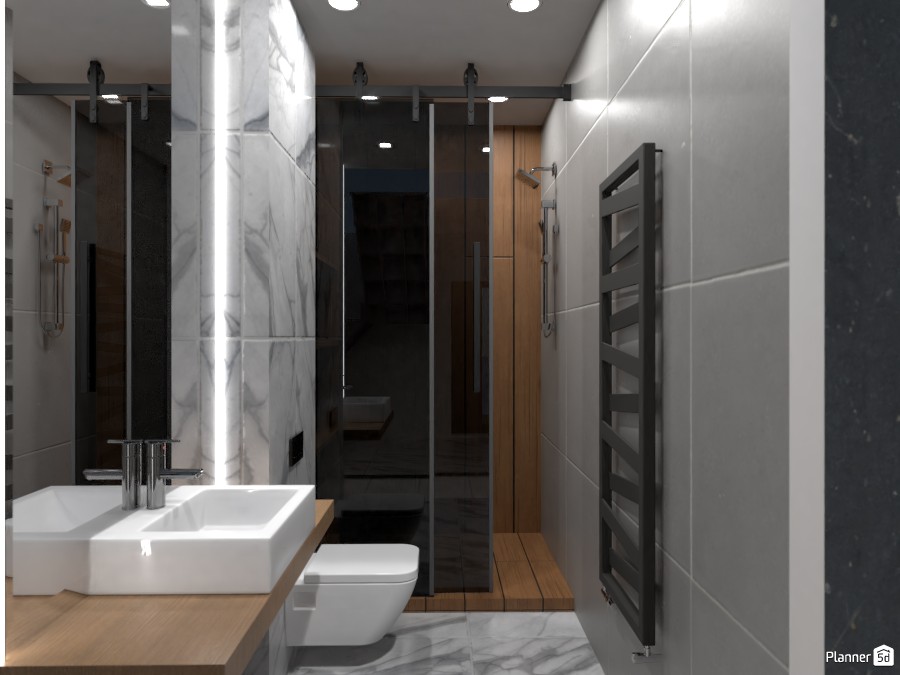 Minimalist shower room #3545503 by Kirill Vlasenkov