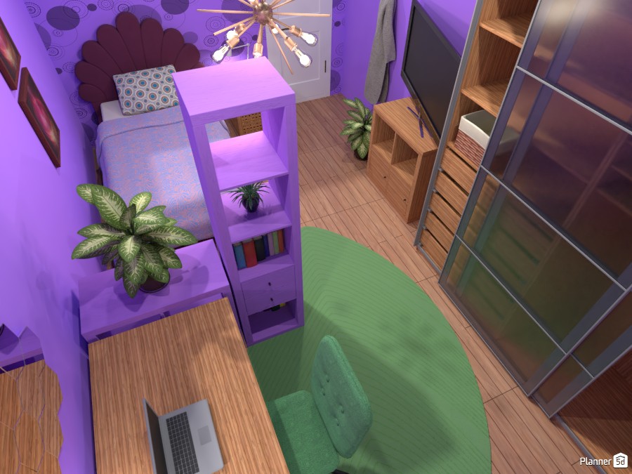 teen-student bedroom #4717022 by vassilianna