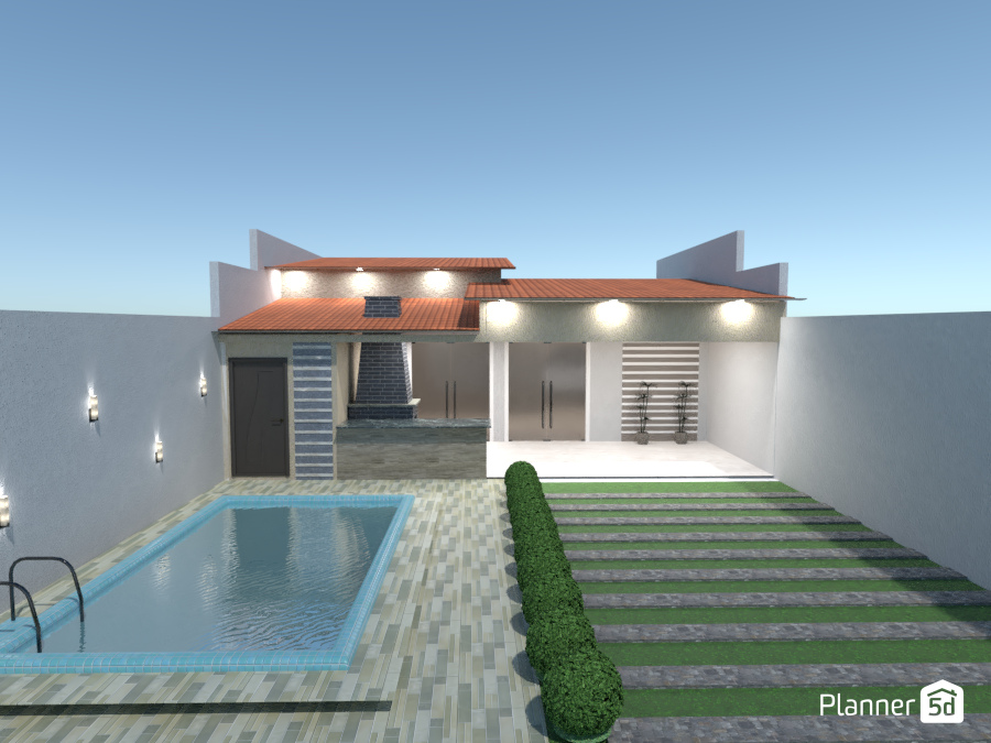 Casa com piscina #7190498 by Lucas Gomes