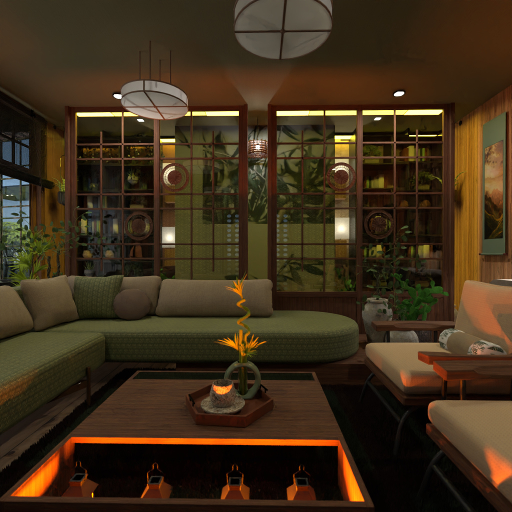 Japanese-style Living Room #15358931 by Editors Choice