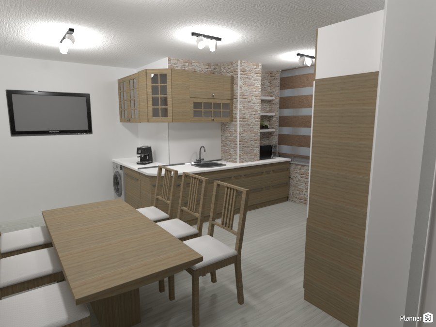 Kitchen - stones and wood #3224546 by Елионора Павлова