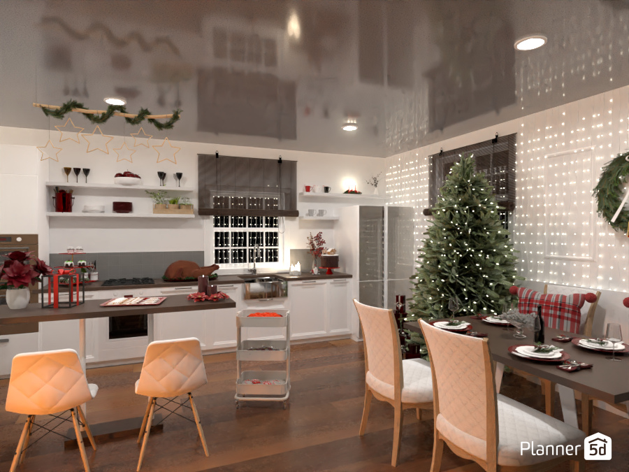 Christmas is coming to... kitchen / Batalla de diseño #10704220 by Hall Pat