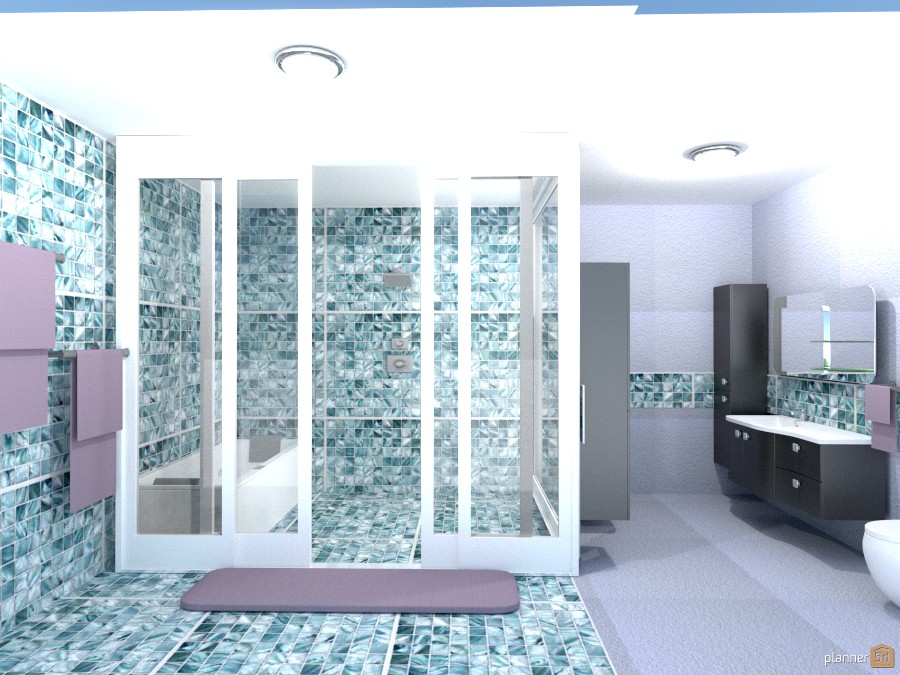 glass shower/tub combo 991750 by Joy Suiter image