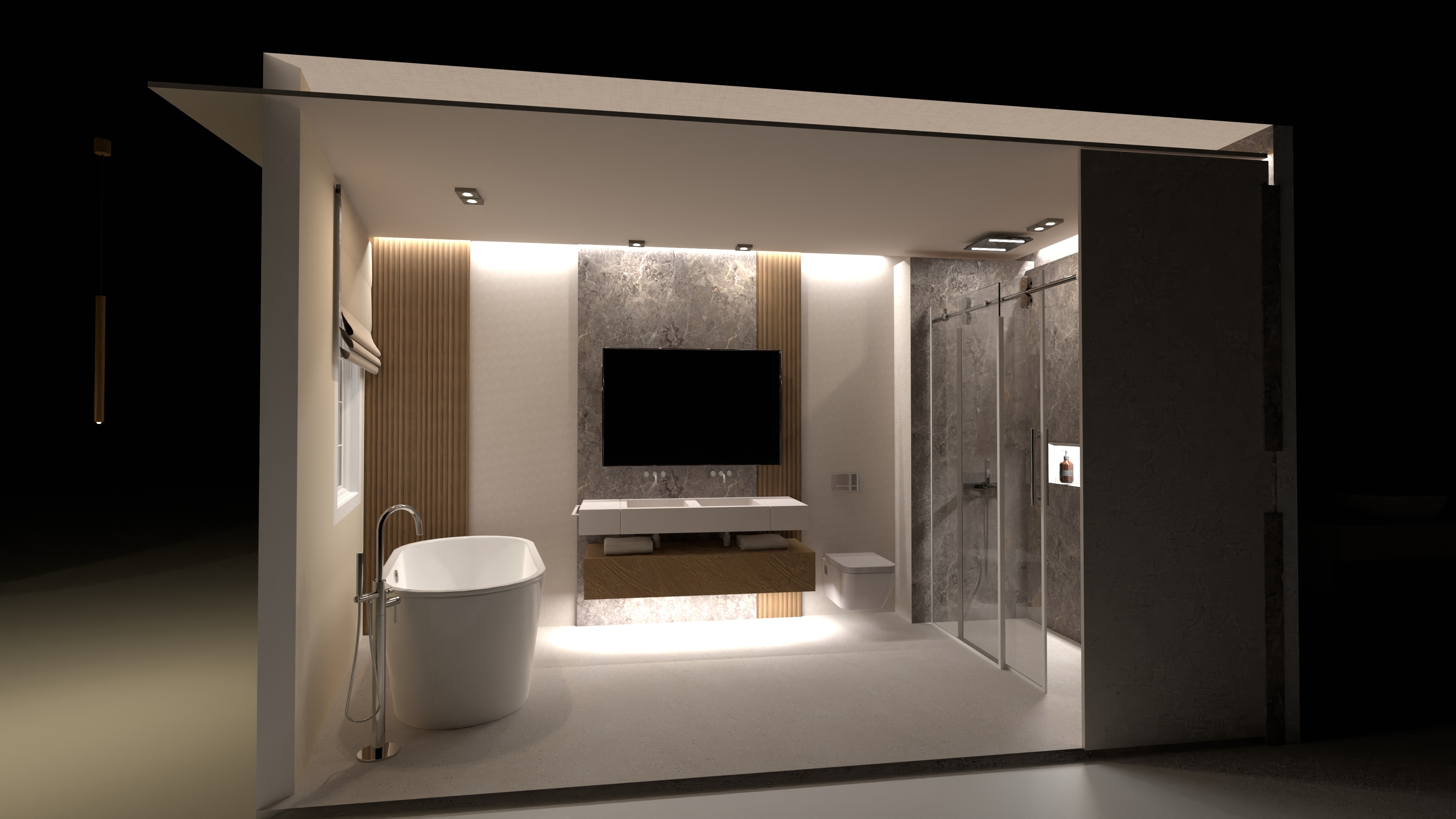 Her Bathroom final + bedroom version 2 copy #23468567 by MgA Zuzana Novosadova