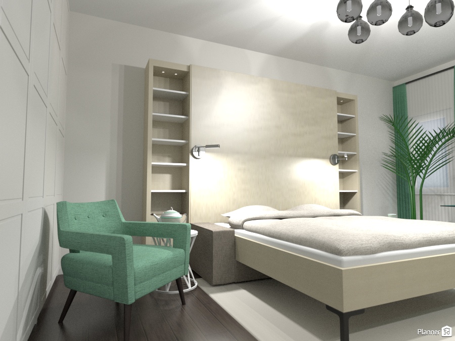 Гостиная-спальня #1431861 by Алиса в Зазеркалье