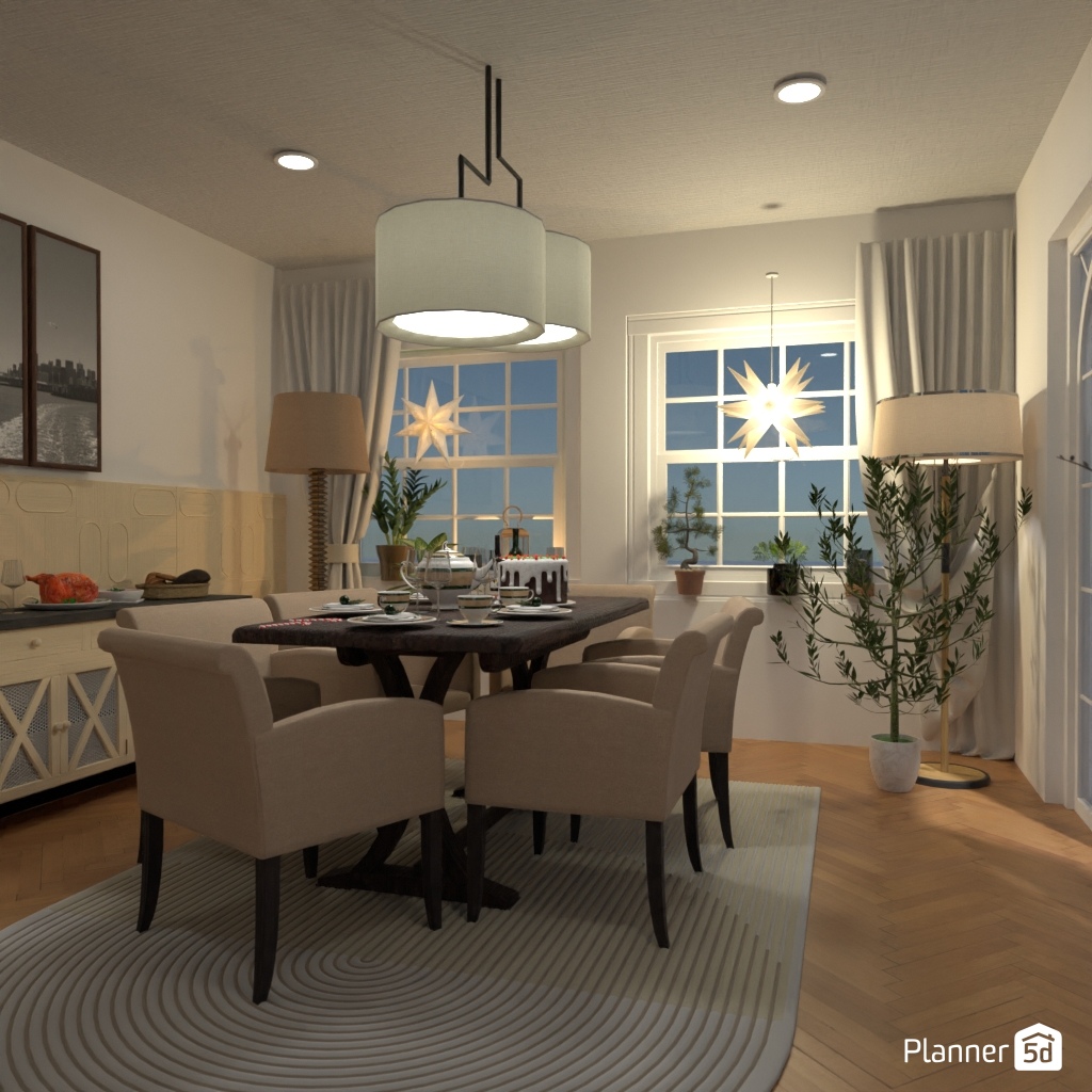 DB: Thanksgiving Day - room shell copy #23408067 by Editors Choice