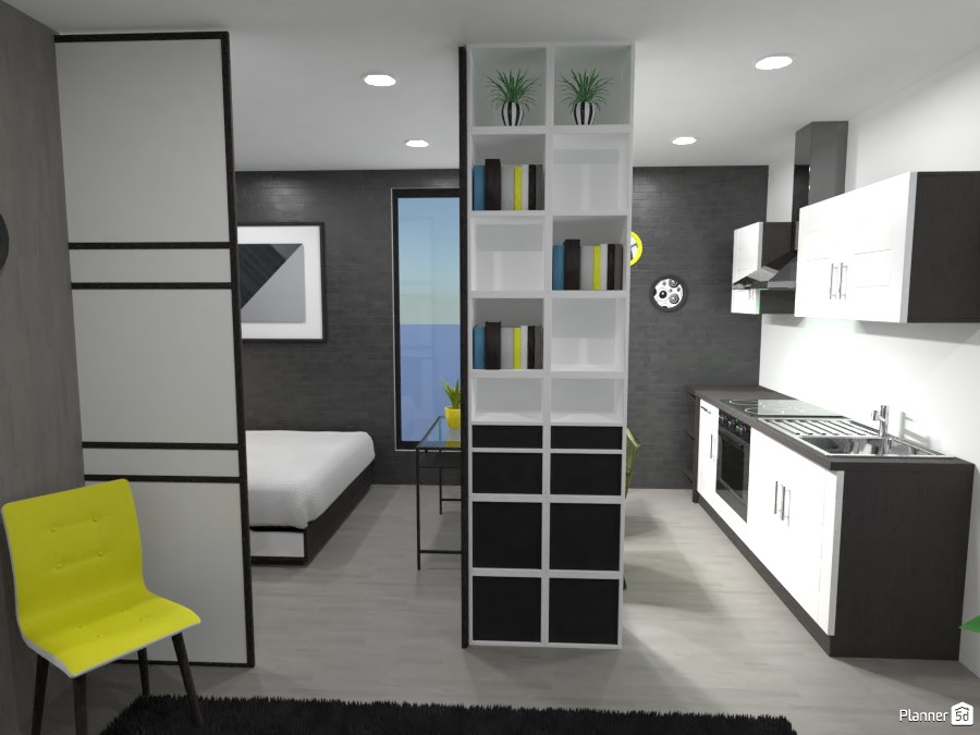Contest: small studio interior III #3927917 Por Elena Z