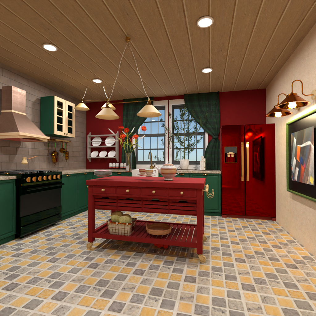 Vintage kitchen #13296847 by Editors Choice