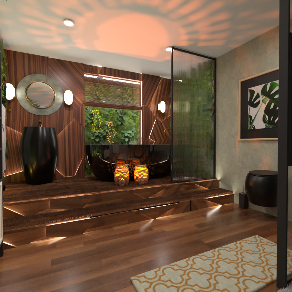 Biophilic Bathroom #13070419 by Editors Choice