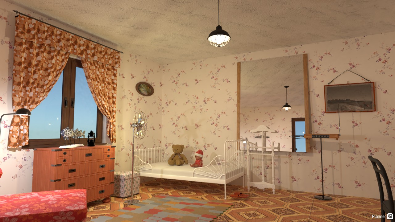My bedroom in 1962 #3573200 by Srully Goldklang