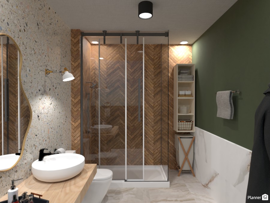 Banheiro Pequeno/Small Bathroom #4791359 by Stephanie Sousa
