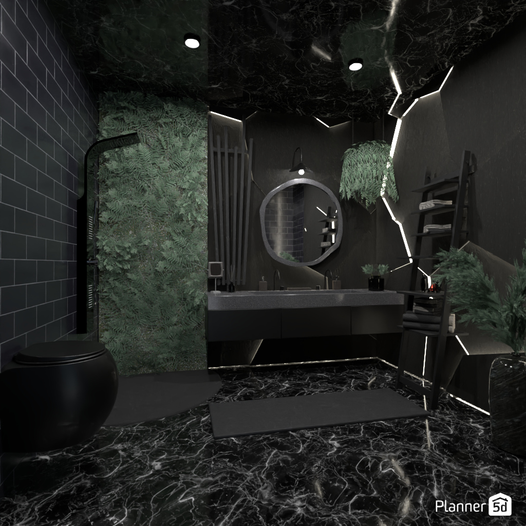 Dark Bathroom #17631095 by Editors Choice