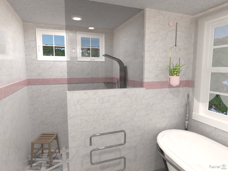 Master Bathroom, Home Design #209-C 3980570 by Valerie W. image