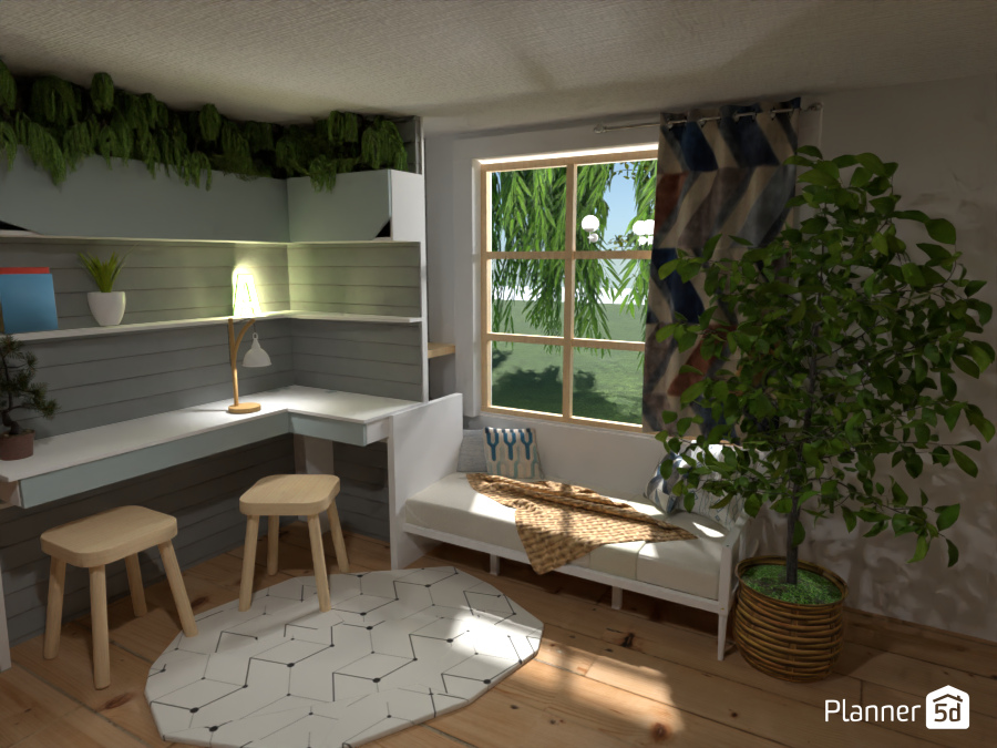 Cantinho de estudo aconchegante. #6629846 by Luana