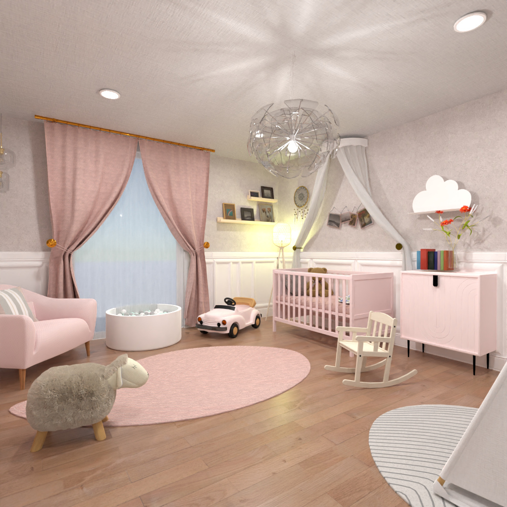 Pink Bedroom #11698304 by Editors Choice