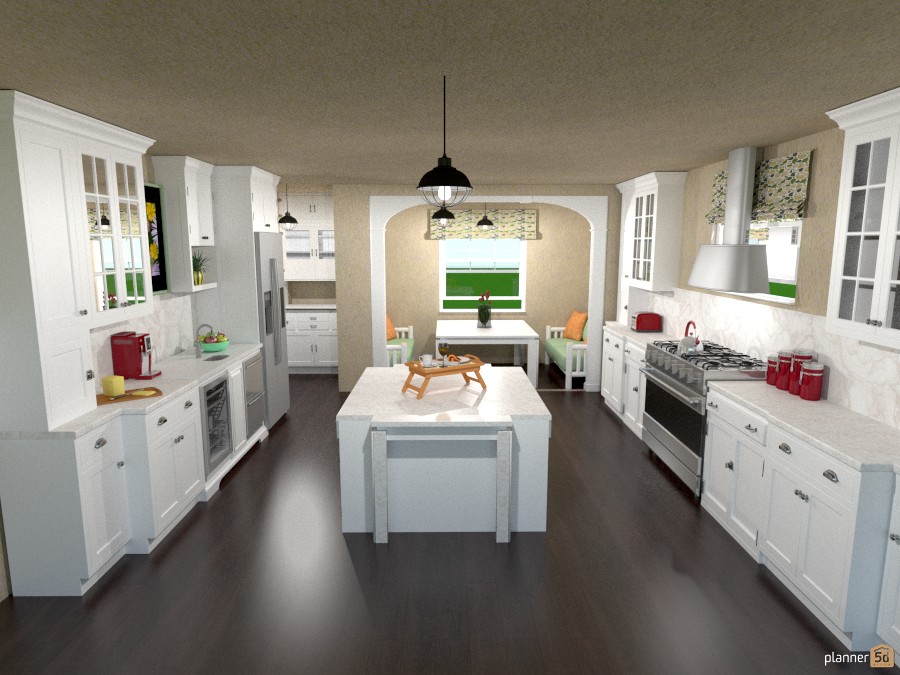 large kitchen w/nook #1138340 by Joy Suiter