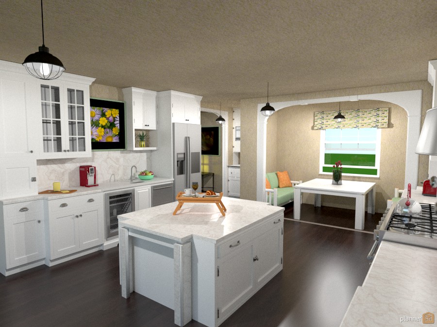 large kitchen w/nook #1138341 by Joy Suiter