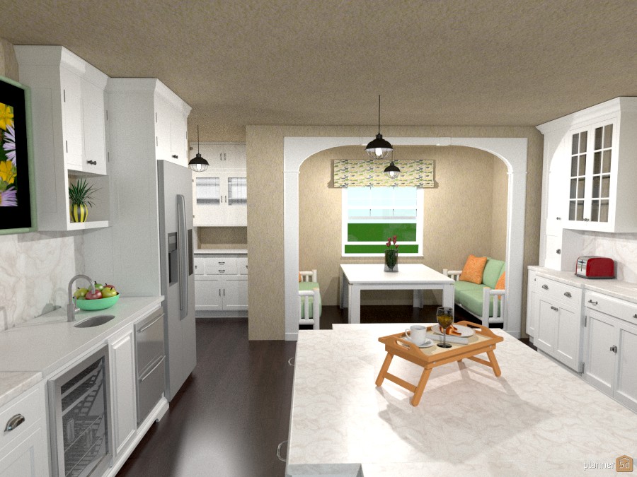 large kitchen w/nook #1138346 by Joy Suiter