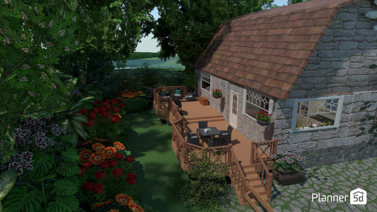 Garden Home Deck #7572298 by Андреа Gabrielle