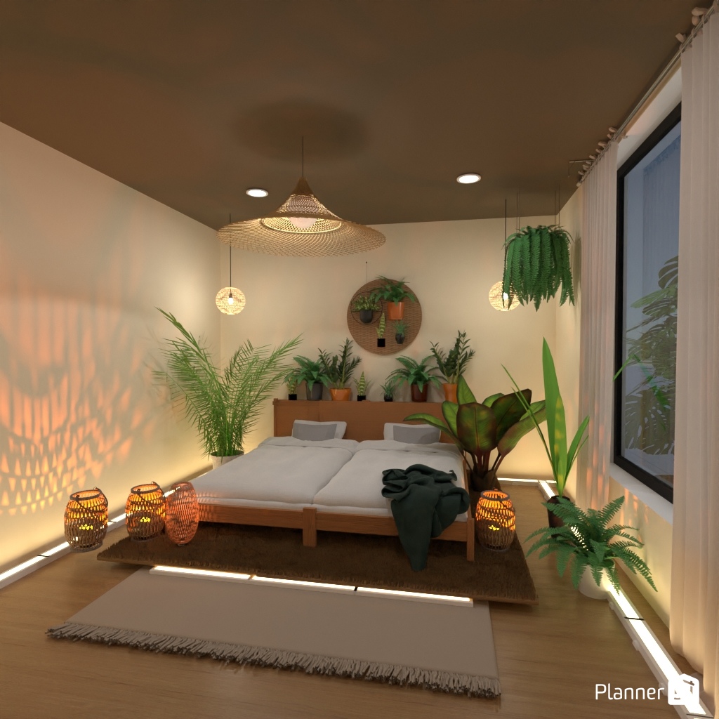 Jungle Bedroom #21789542 Por Editors Choice