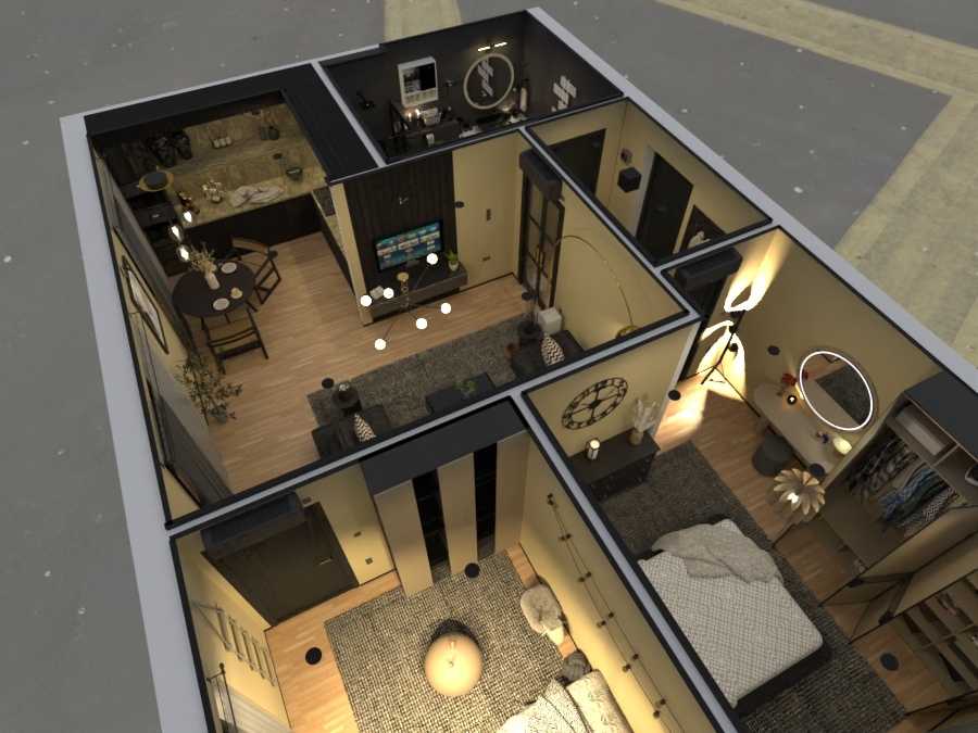 Studio Apartment #15070595 by ZACKY DESIGNER