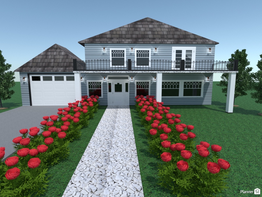 deck n roses #2146455 by Joy Suiter