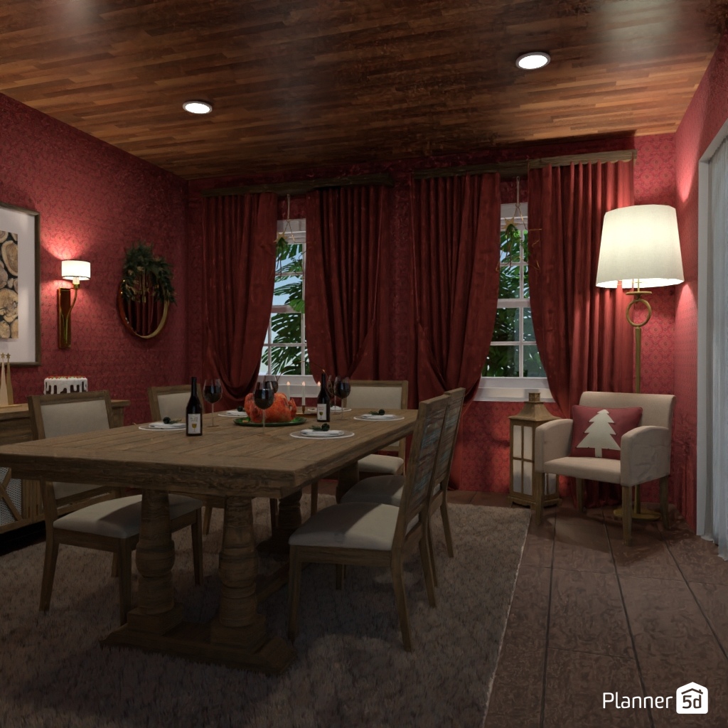 DB: Thanksgiving Day - room shell copy #23443047 by Editors Choice