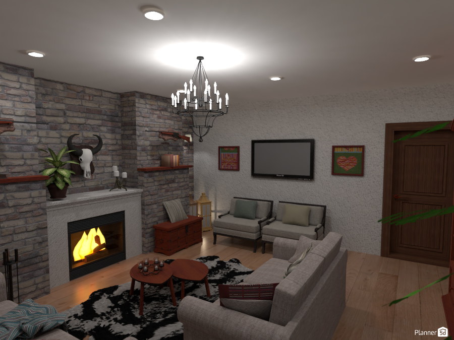 Country-Style Living Room #1 #6035376 by Fede Lars