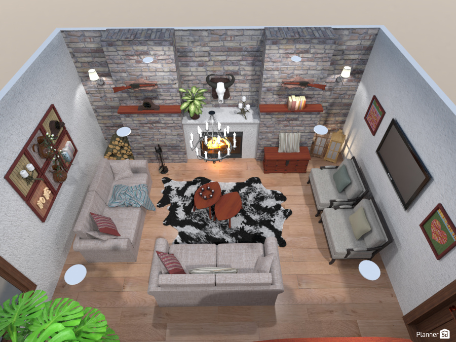 Country-Style Living Room #6035640 by Fede Lars