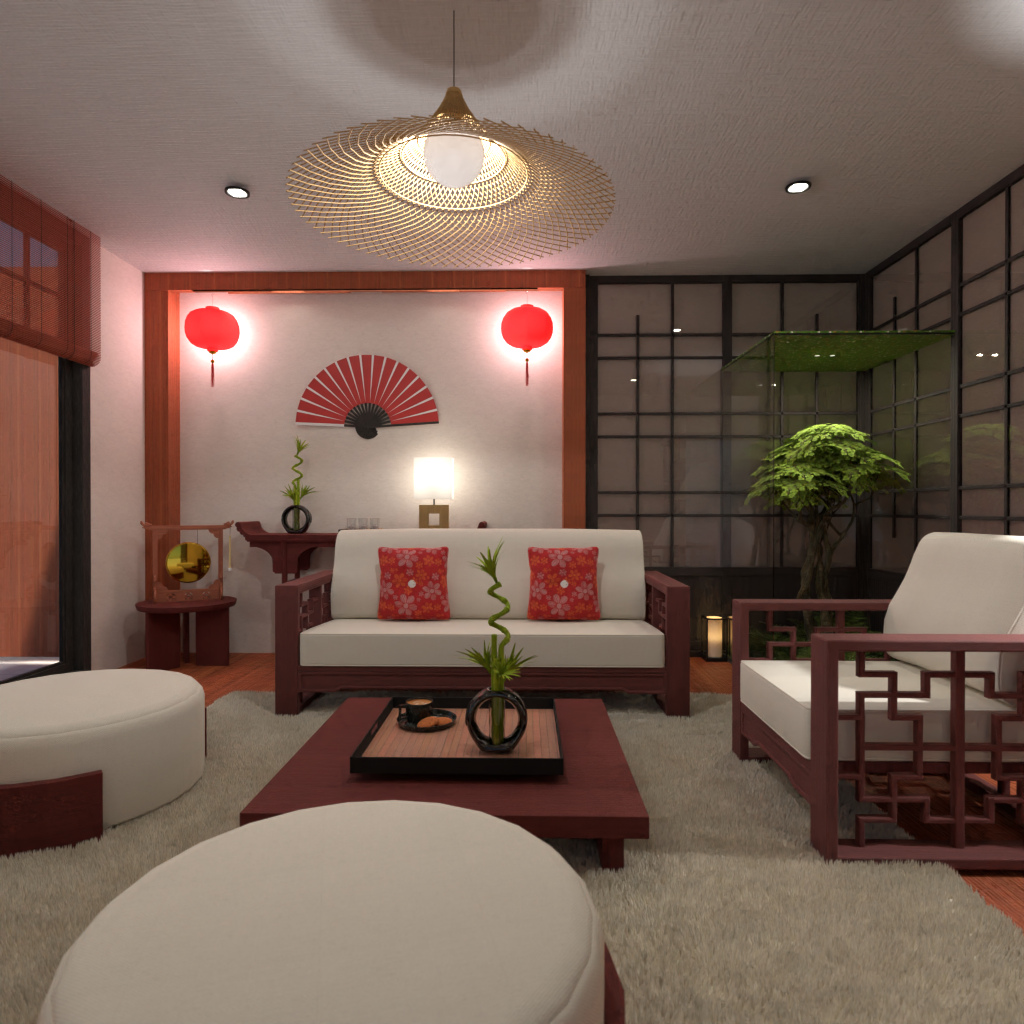 Japanese-style Living Room #15357163 by Editors Choice