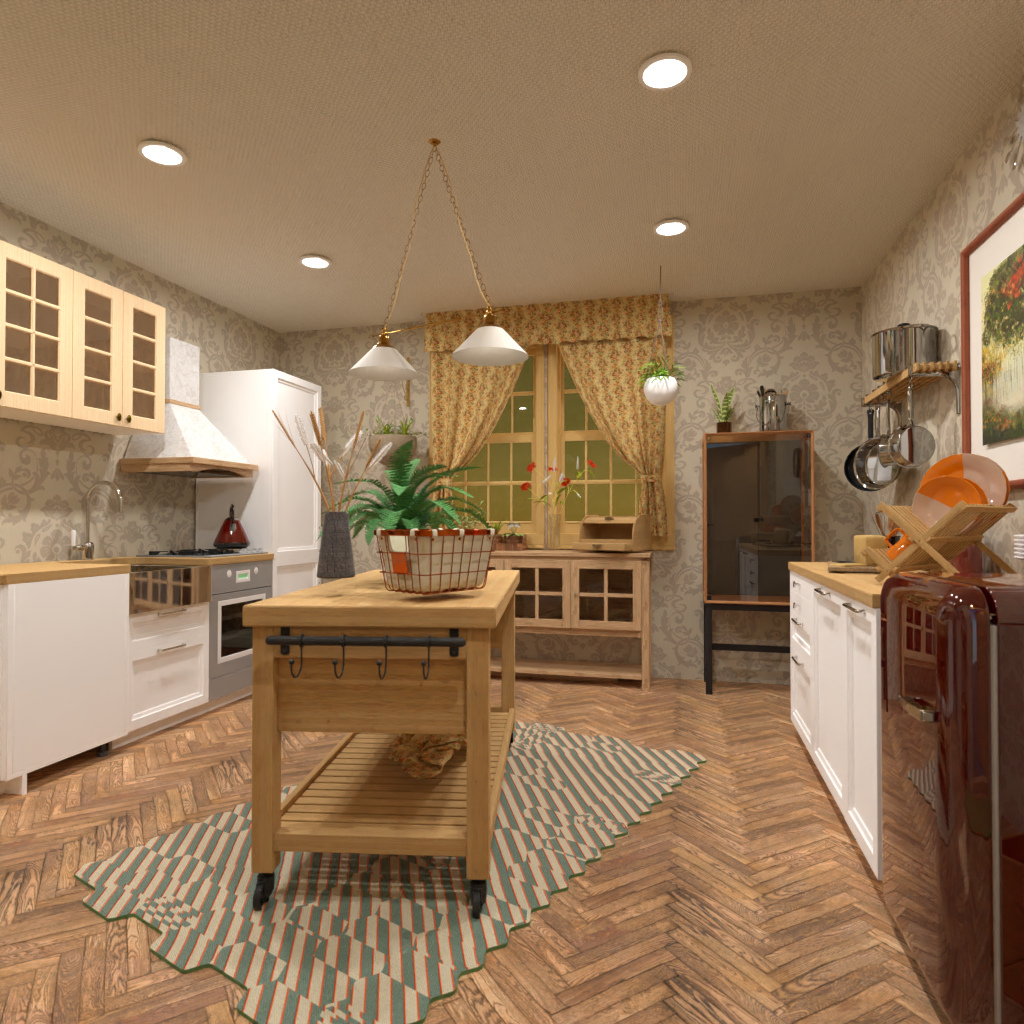 Vintage kitchen #13248511 by Editors Choice