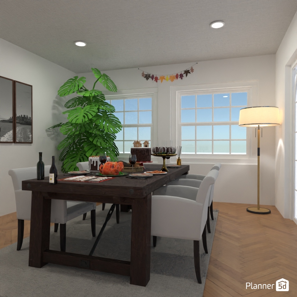 DB: Thanksgiving Day - room shell copy #23406851 by Editors Choice