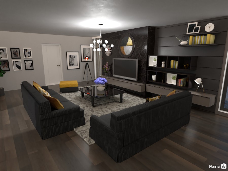 Glamour livingroom #1 3736209 by Micaela Maccaferri image