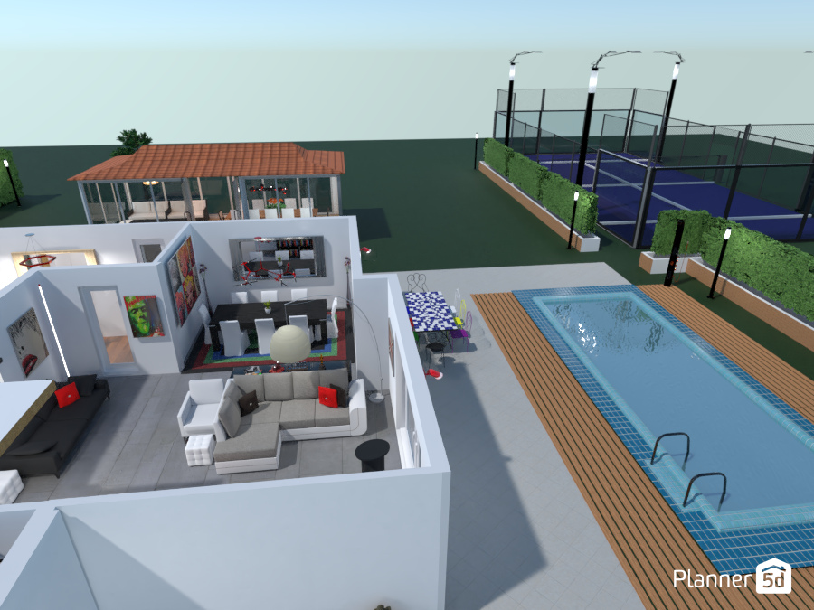 vista padel piscina #7259770 by Daniele d'amore